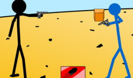 火柴人CS动画短视频,紧张刺激的战场对决